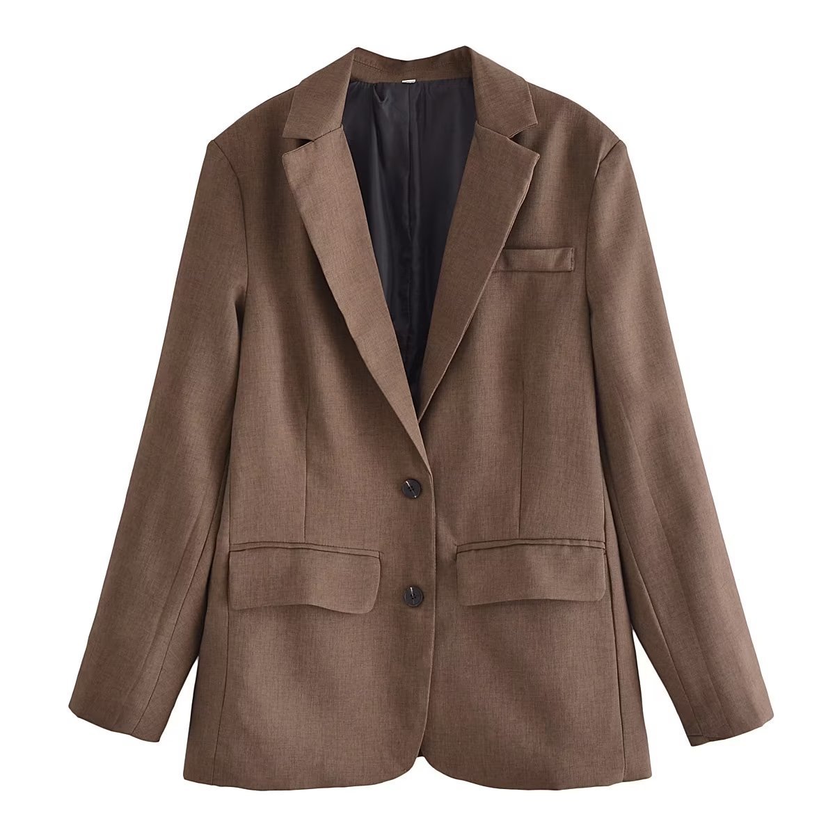 Autumn And Winter New European And American Style Fashion Single-breasted Suit Jacket For Women
