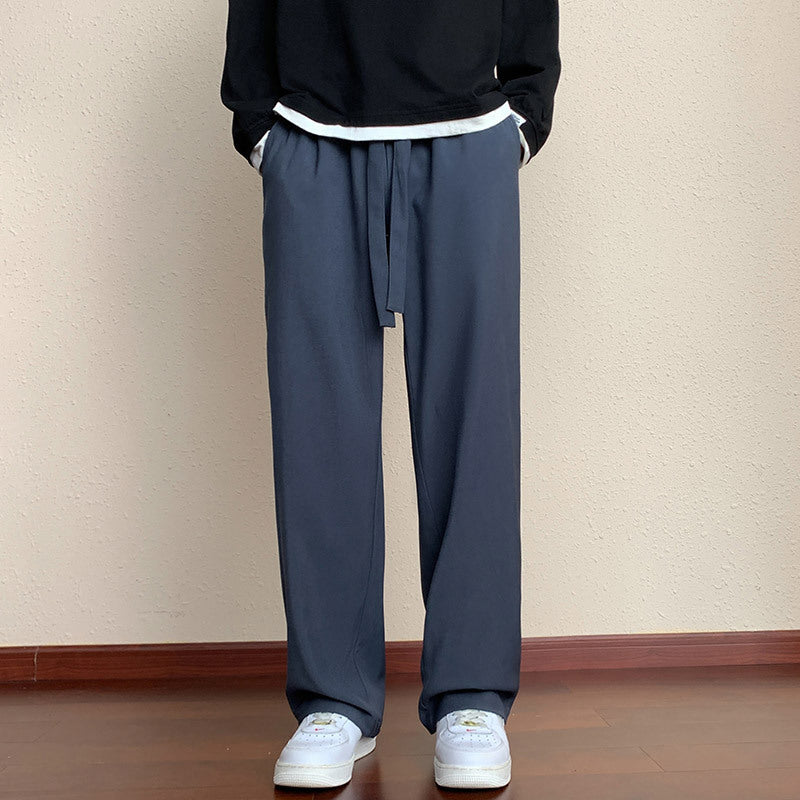 Trendy Hong Kong Style Loose American Casual Wide-leg Pants