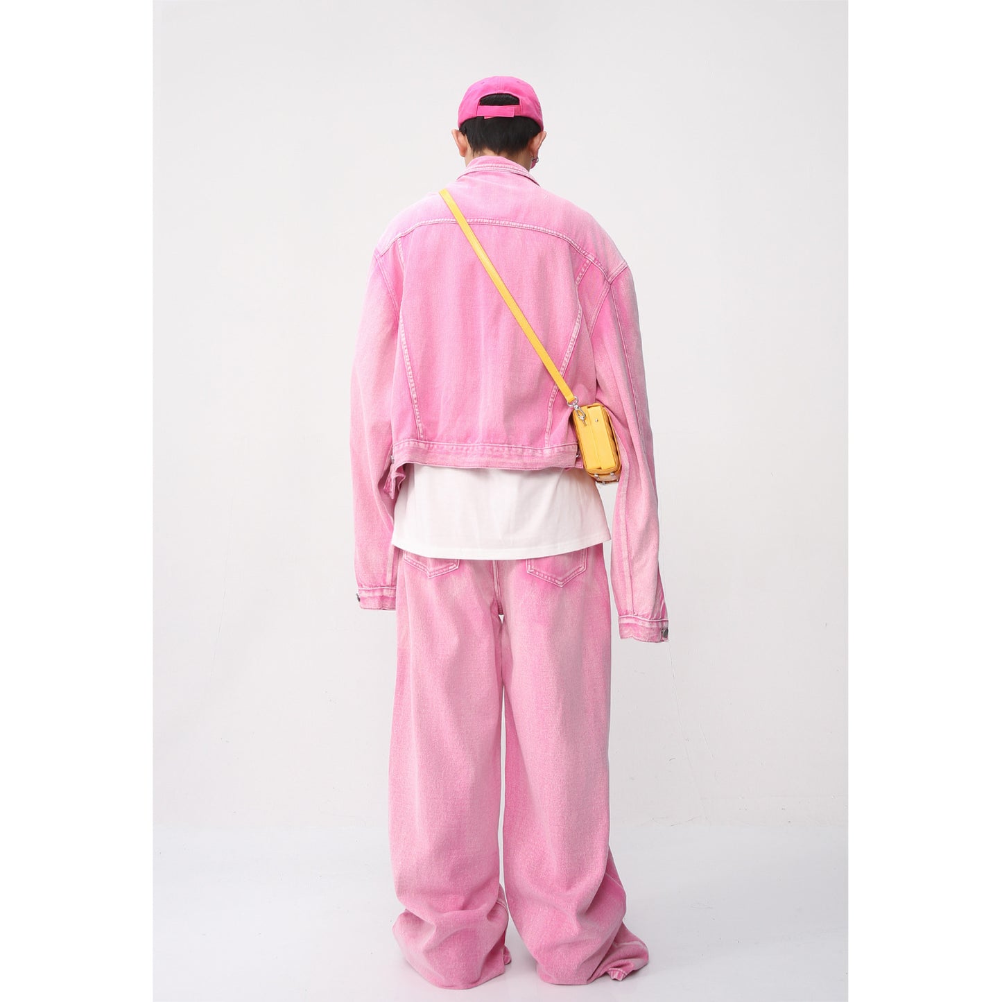 Denim Jacket Straight Jeans For Men