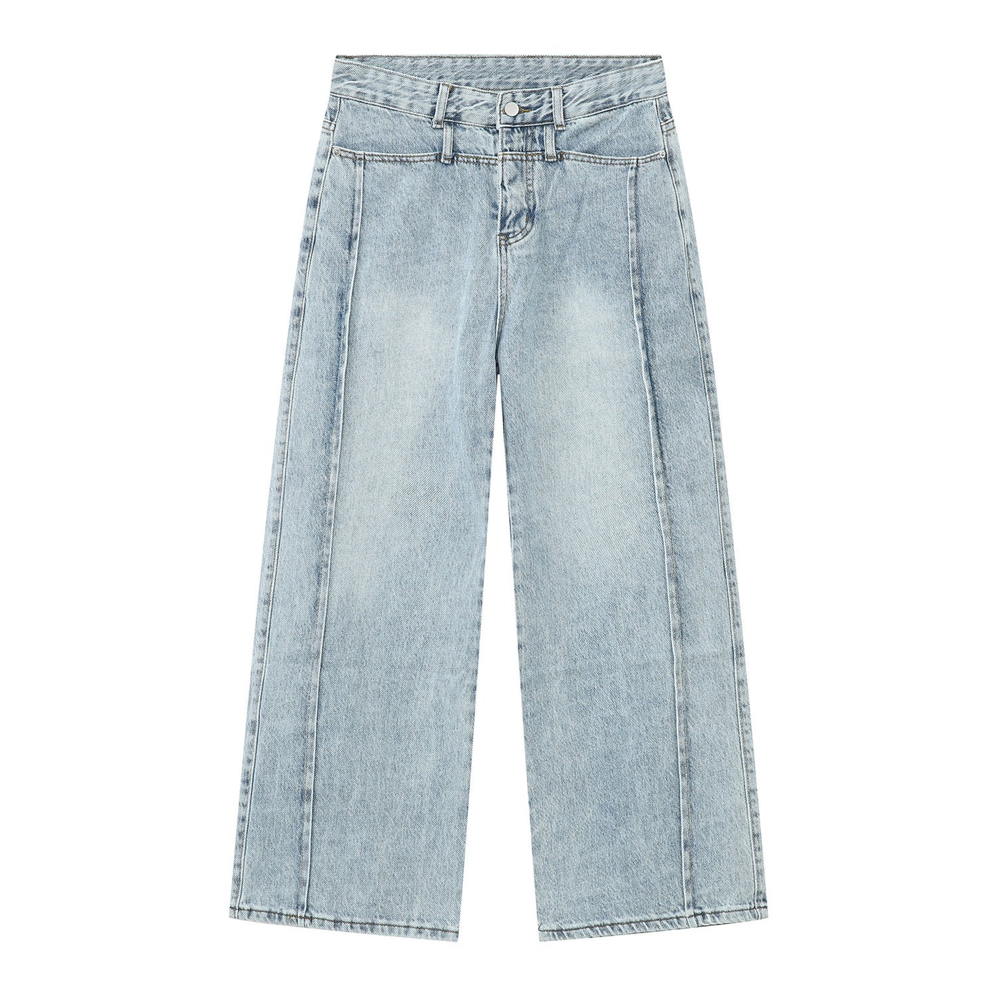 Men's American-style Retro Casual Worn Looking Washed-out Jeans