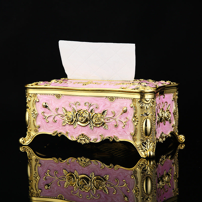 Household Mild Luxury Retro Paper Extraction Box