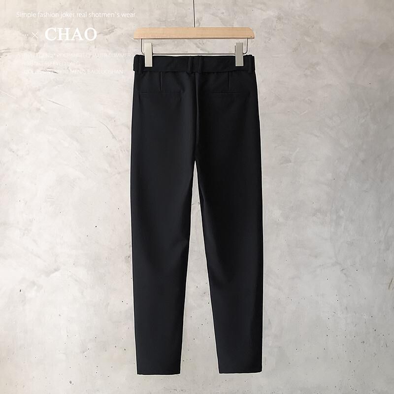 Boys Slim Straight Business Casual Small Trousers