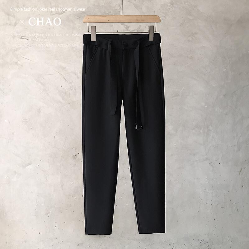 Boys Slim Straight Business Casual Small Trousers