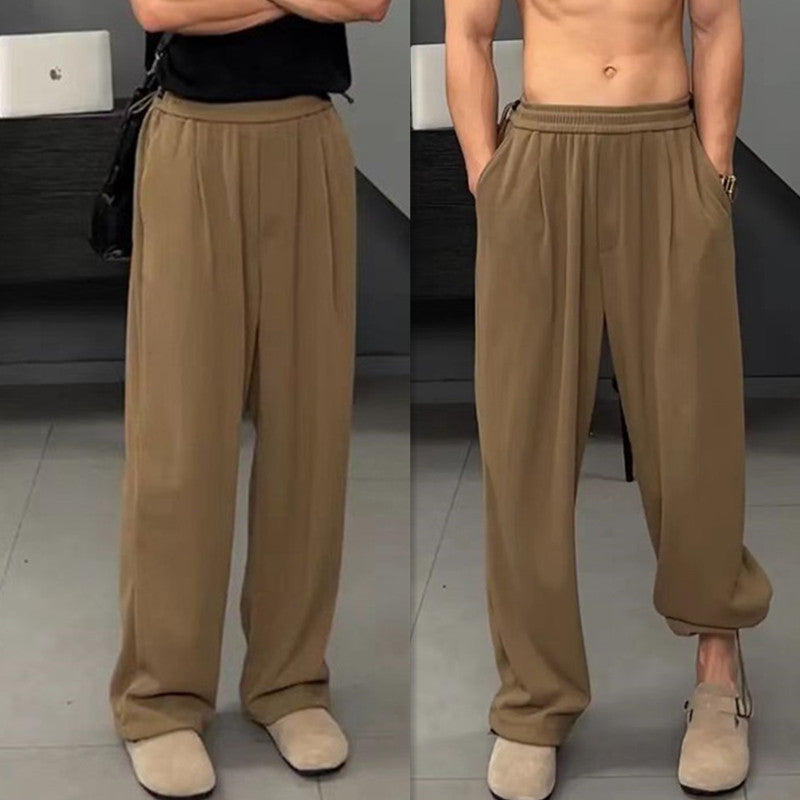 Summer Ice Silk Leggings Versatile Simple Men