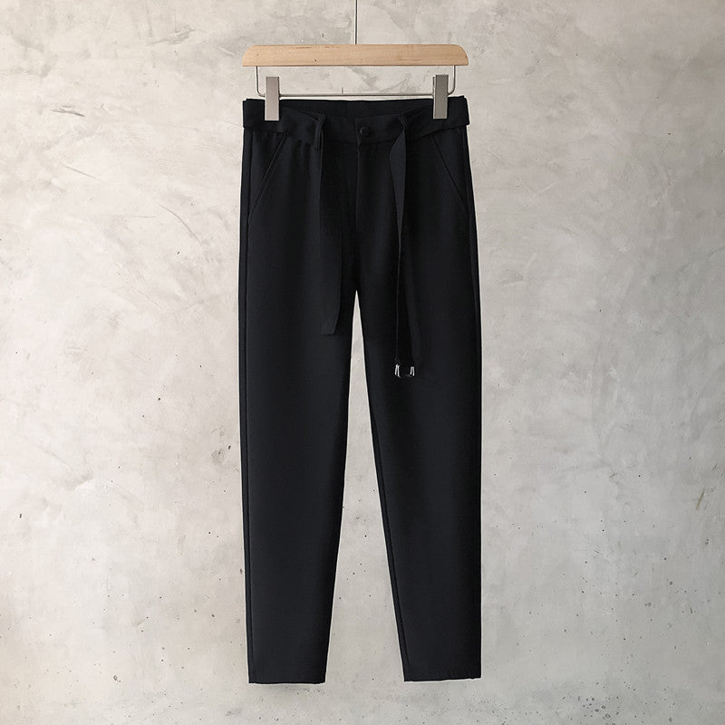 Boys Slim Straight Business Casual Small Trousers