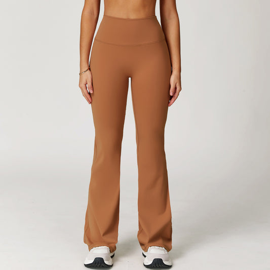 Nude Feel Casual Flared Pants Wide Leg Slimming Women