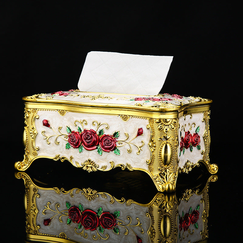 Household Mild Luxury Retro Paper Extraction Box