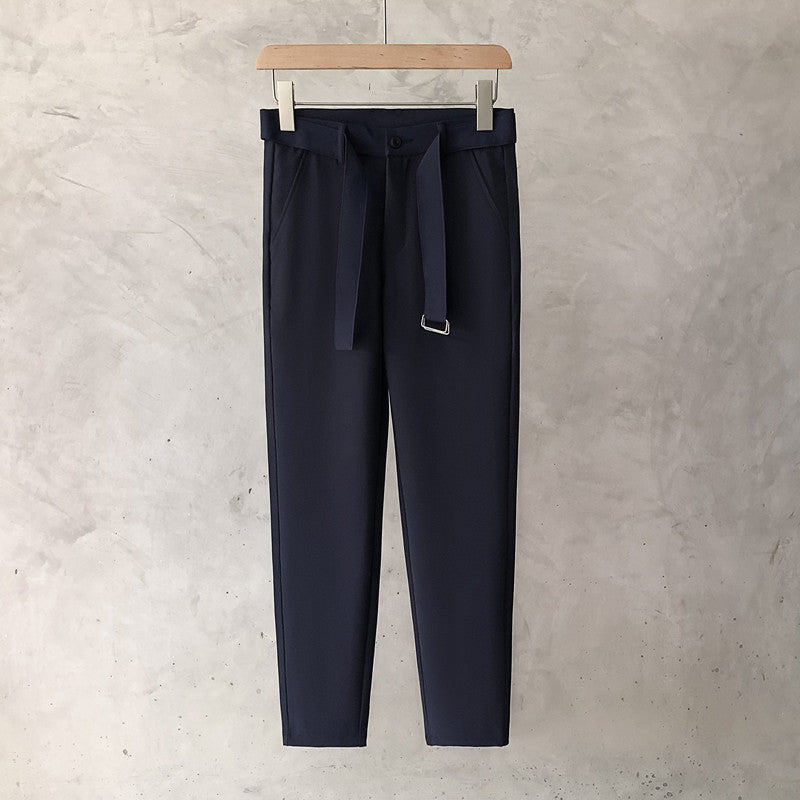 Boys Slim Straight Business Casual Small Trousers