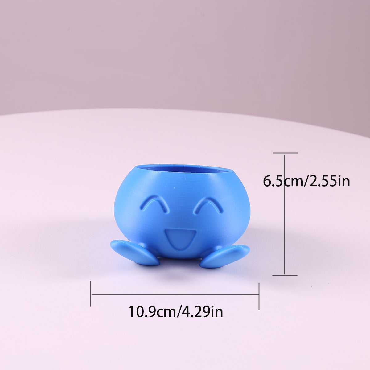 Blue Cute Succulent Decorative Crafts Indoor Potted Flower Pot